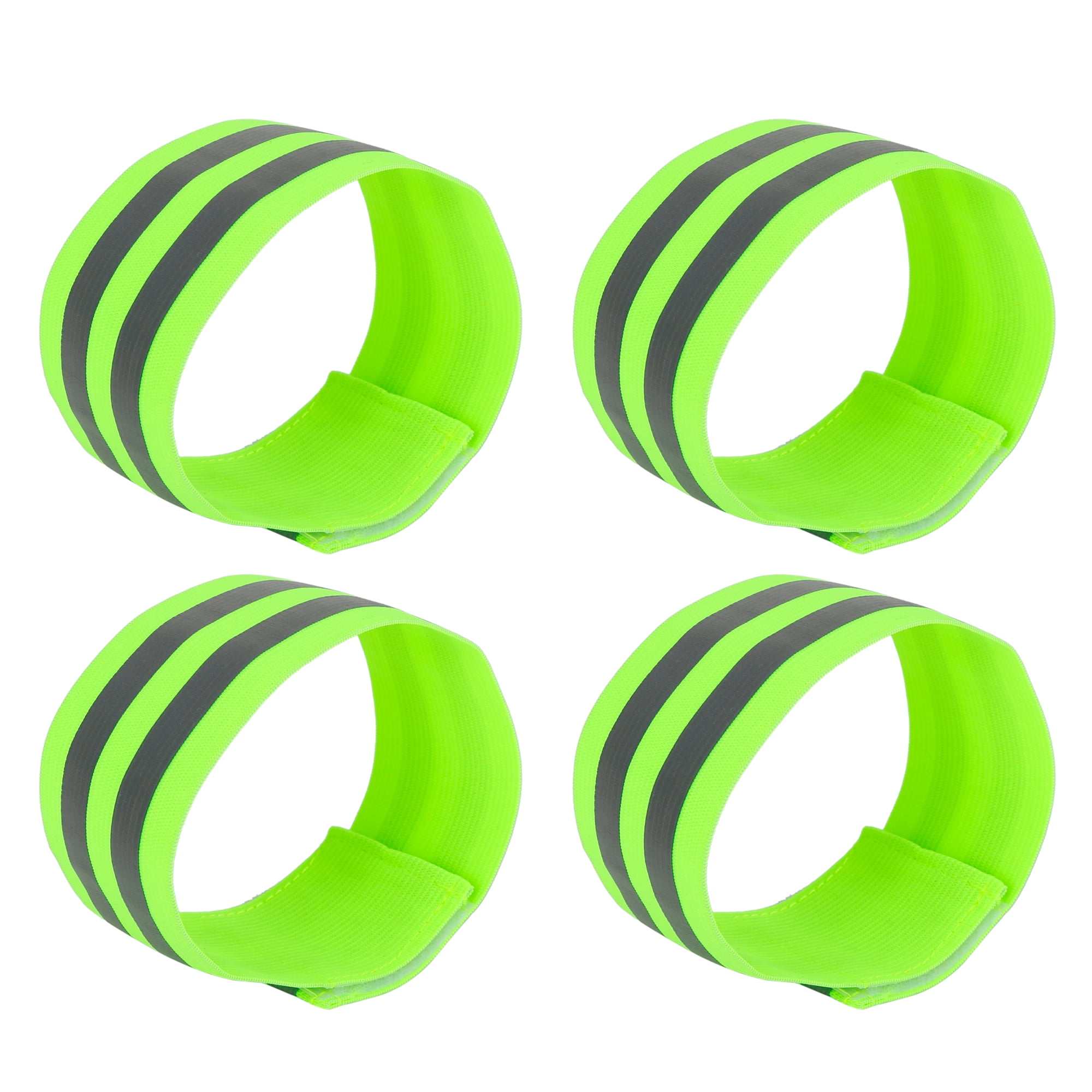 4pcs Reflective Bands for Arm Reflective Armbands High Visibility Night
