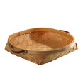 thumbnail image 2 of de almacenamiento Organizador Almacenamiento Bandeja de servicio Estantes de despensa Hogar salón para alimentos Bebidas , Redondo 31cmx31cmx7cm Macarena Bandeja de almacenamiento, 2 of 4