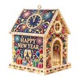 thumbnail image 2 of DIY Light Up Diamond Art Acrylic Cottage, 5D Gem Painting House Ornament with LED Light, Holiday Handmade Craft Decor for Tabletop & Christmas Tree, 2 of 5