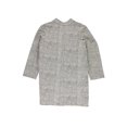 thumbnail image 2 of Alfani Womens Open-Front Jacquard Jacket, Beige, Plus Size, 3X, 2 of 2