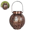 thumbnail image 1 of Linterna solar Luces colgantes para exteriores Luces decorativas para jardín Ip44 Lámpara de mesa de metal impermeable para jardín, patio, mesa, patio, césped, 1 of 5