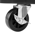 thumbnail image 2 of Dranite Rolling Shop Stool with Backrest, Adjustable Height Garage Chair with 5 Caster Wheels, 300 lbs Capacity for Workshop, Garage, Kitchen, Salon, 2 of 6