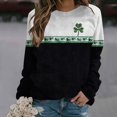 thumbnail image 2 of Clothing! Yajing Sweatshirt for Women St Patricks Day Shirt Women Lucky Shamrock St Patrick Sweatshirts Crewneck Oversized Long Sleeve Shirts L Green, 2 of 5