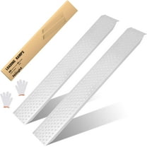 Nilight Loading Ramps, 62.6" x 9" Heavy Duty Steel Trailer Ramp, 880lbs Capacity for Hand Truck, Motorcycle, Riding Mower, ATVs & 4-Wheel Equipment, 2 Pack