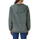 thumbnail image 3 of Inspire Chic Chaquetas de Lluvia para Mujeres Impermeables con Capucha, Chaquetas Ligeras de Lluvia, Abrigo Cortaviento con Bolsillos para Exterior 2XL Gris Oscuro, 3 of 6