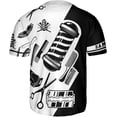 thumbnail image 3 of Custom Barber Shop Baseball Jersey Personalized Name Barber Shirt 3D for Men Women Hairdresser Shop Gift Scissors Pole Shirts (4XL), 3 of 4