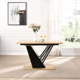 thumbnail image 2 of Modern Rectangular Extendable Table | For Kitchen & Meeting Room | Scratch-Resistant MDF | Ensures Stable Performance, 2 of 6