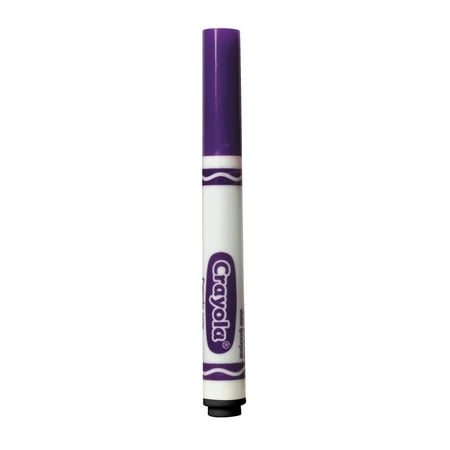 Crayola Replacement Non-Toxic Marker Pack, Conical Tip, Violet, Pack of
