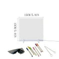 thumbnail image 3 of LED Drawing Board, 2026 New LED Note Board with Colors Doodle Glow Board, Light Up Drawing Board with 7 Markers Pen & Tripod, Kids Gift for Birthdays (15x15cm), 3 of 9