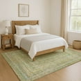 thumbnail image 7 of Addison Rugs Mayfield Premium Machine Washable Transitional Geometric Aloe Rectangle Rug, 3' x 5', 7 of 7