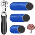 thumbnail image 1 of Qucyy Kit de Réparation de Pneus Robuste: avec Rouleaux, Tête de Broyage de Pneus et 60 Pcs de Patchs pour Pneus pour Voiture, Moto, Vélo, Camion - Kit de Réparation de Pneus, 1 of 5