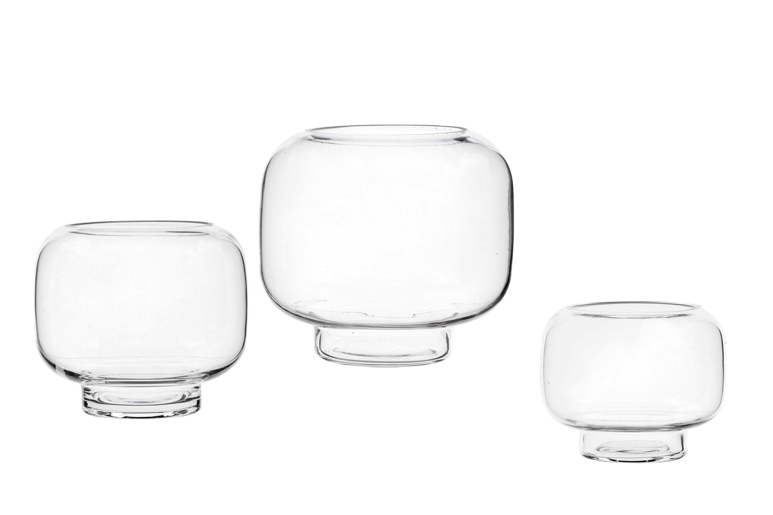 Mainstays 6.5" Clear Glass Hurricane Home Pillar Candle Holder Medium
