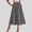 Dark Gray plus size midi skirt a1, variant on Uscallm Women Plus Size A-Line Pleated Flowy Midi Skirts Casual Boho Elastic Waist Basic Vacation Beach Skirt, Dark Gray 3XL