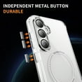 thumbnail image 3 of Dteck Magnetic Case for Samsung Galaxy A15,Shockproof Clear Case Compatible with MagSafe Back Cover for Galaxy A15 5G,Clear, 3 of 7