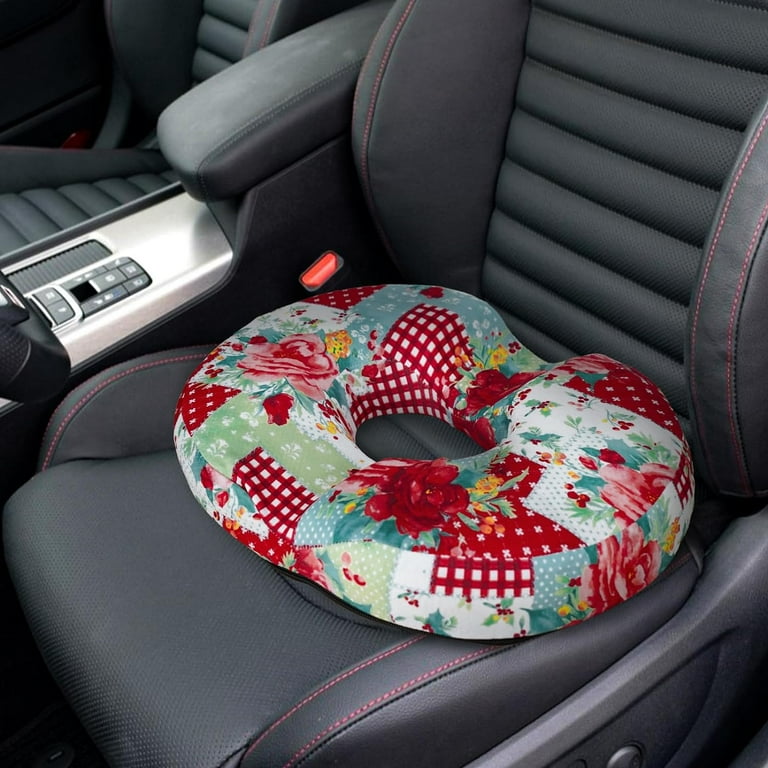 Donut Pillow for Tailbone Pain Hemorrhoid Pillow for Sitting Memory Foam Donut Hemorrhoids Seat Cushion for Tailbone Pain Relief Women Postpartum