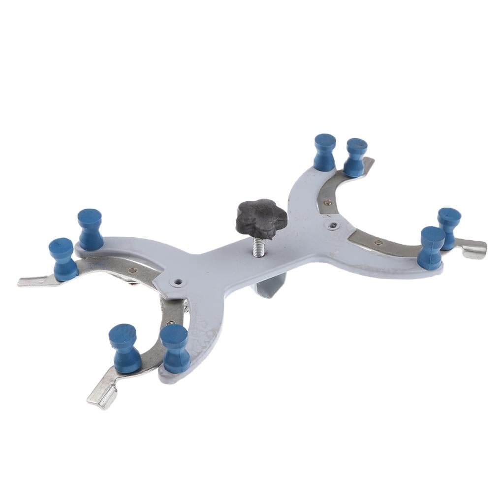 Double Clamp Burette Test Tubes Powder Coated Scientific Model Metal Mechanism