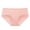 Pink, variant on Women's Mid Waist Cotton Briefs, Soft Breathable Plain Basic Underpants S-2XL