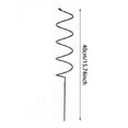thumbnail image 3 of 6 Pack Spiral Garden Stakes - 2025 Tomato Stake Set for Climbing Plants, Heavy Duty Metal Rods for Tomatoes/Vines, Adjustable Plant Support Cages for Potted Vegetables & Flowers, 3 of 8