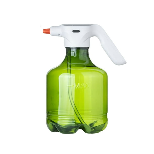 Naiovety Regadera de riego 3L 1500mAh Reemplazo de Recargable 3.7V Pulverizador Atomizador Mister Spray Bottle Jardín y Patio Boquilla Corta Verde