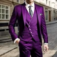 thumbnail image 5 of Trajes para hombres Disfraces de alta calidad 2024 Blazer Chaleco y pantalones 3 piezas Vestido de noche de negocios de boda Conjunto de traje de hombre de corte entallado, 5 of 5