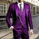 thumbnail image 5 of Trajes para hombres Disfraces de alta calidad 2024 Blazer Chaleco y pantalones 3 piezas Vestido de noche de negocios de boda Conjunto de traje de hombre de corte entallado, 5 of 5