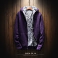 thumbnail image 4 of Chaquetas tipo suéter de otoño e invierno para hombre, de punto y terciopelo, abrigo grueso y cálido, 4 of 4