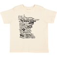 thumbnail image 3 of Inktastic Minnesota State Word Salad Boys or Girls Toddler T-Shirt, 3 of 5