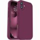 thumbnail image 1 of Chenchen Compatible with iPhone 16 Case, Liquid Silicone Upgrade [Camera Protection] [Soft Anti-Scratch Microfiber Lining] Shockproof Phone Case for iPhone 16 6.1 inch - WineRed, 1 of 1