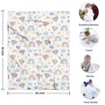 thumbnail image 4 of Pastel Fairy Rainbow Pattern Blanket,Comfortable Soft Flannel Throw Blanket,All Season,Warm Lightweight Blankets for Sofa Bed Couch Living Room Chair,30"x40", 4 of 4