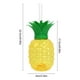 thumbnail image 3 of Copa De Fiesta De Verano Hawaiana 3/6 piezas 500ml vaso para beber con forma de piña/fresa con pajita para fiestas (1 piña), 3 of 9