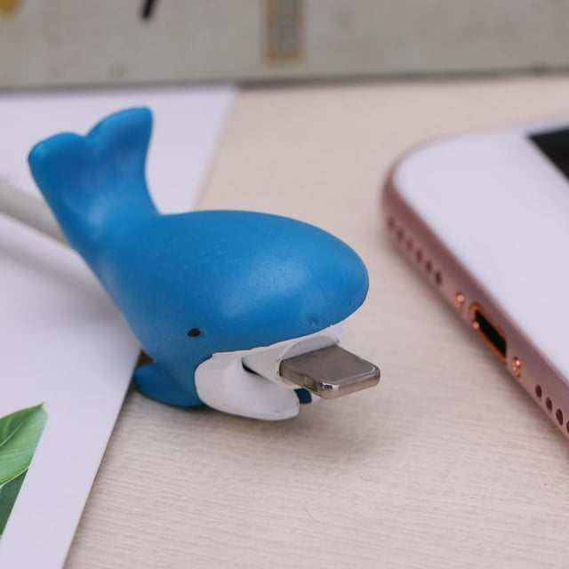 Peggybuy Anti-dirt PVC Cable Protector Practical Winder Animal Shape Bite Anti Break Data Cable Cord Wire Protective Cover
