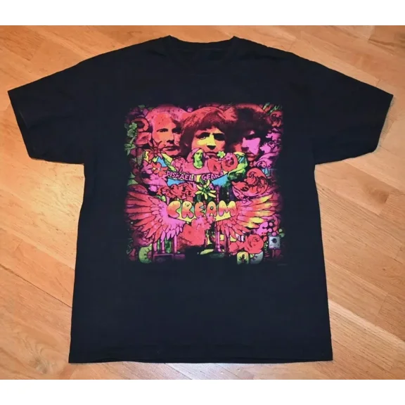 VINTAGE Popular Cream Band Gift For Fans T-shirt size S-5XL