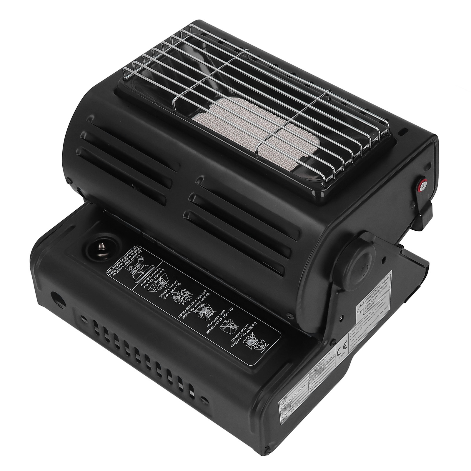 Indoor Safe Portable Butane Gas Heater, 2 In 1 Portable Propane Heater