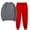 Dark Gray, variant on Lilgiuy Sweatsuits for Women Set 2 Piece Casual Solid Color Long Sleeve Crewneck Pullover Tops and Long Pants Sweatsuits Holiday Gifts