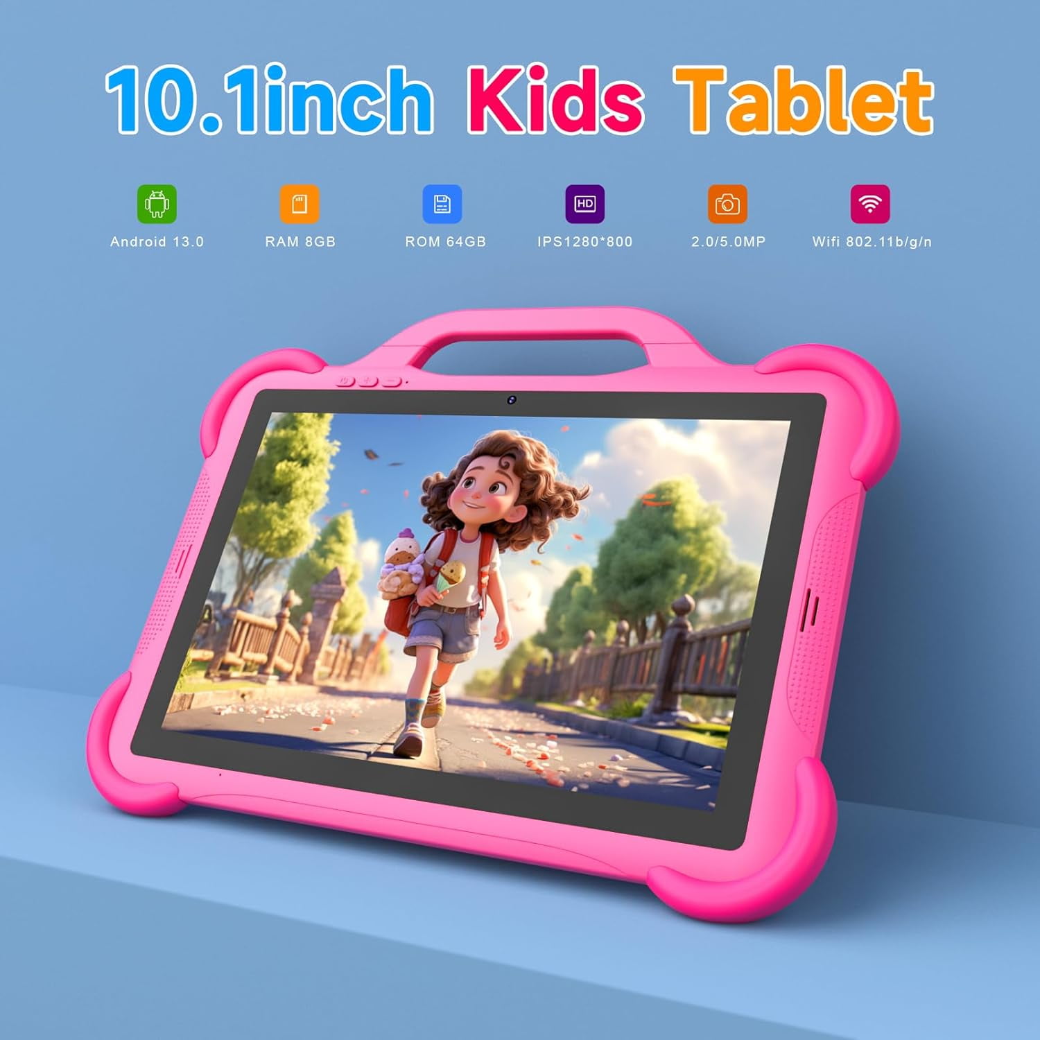 Android 13, 10 inch Kid-Friendly Tablet, 8GB RAM, 64GB ROM, Eye Protection,  WIFI, Parental Control, Latest Model - Walmart.com