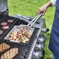 thumbnail image 4 of Henckels BBQ 2-pc Stainless Steel Grill Topper And Basket Set, 4 of 7