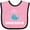 Pink and Black, variant on Inktastic Virginia Beach Va Cute Vacation Boys or Girls Baby Bib