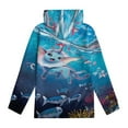 thumbnail image 4 of Vaporeon Hoodie with Pocket Cartoon Anime for Boys Girls Teens Gift, 4 of 6