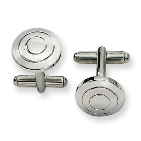 Stainless Steel Polished Cuff Links