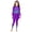 Purple, variant on YUUMIN Kids Girls Floral Long Sleeve Upf 50 Swimdress with Swim Leggings Modest Hijab Burkini Bathing Suits Purple 12