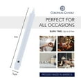 thumbnail image 3 of Colonial Candle Classics Unscented Taper Candle White, Dripless, 8 inch, 6 Hours Burn, Pack of 12, 3 of 6
