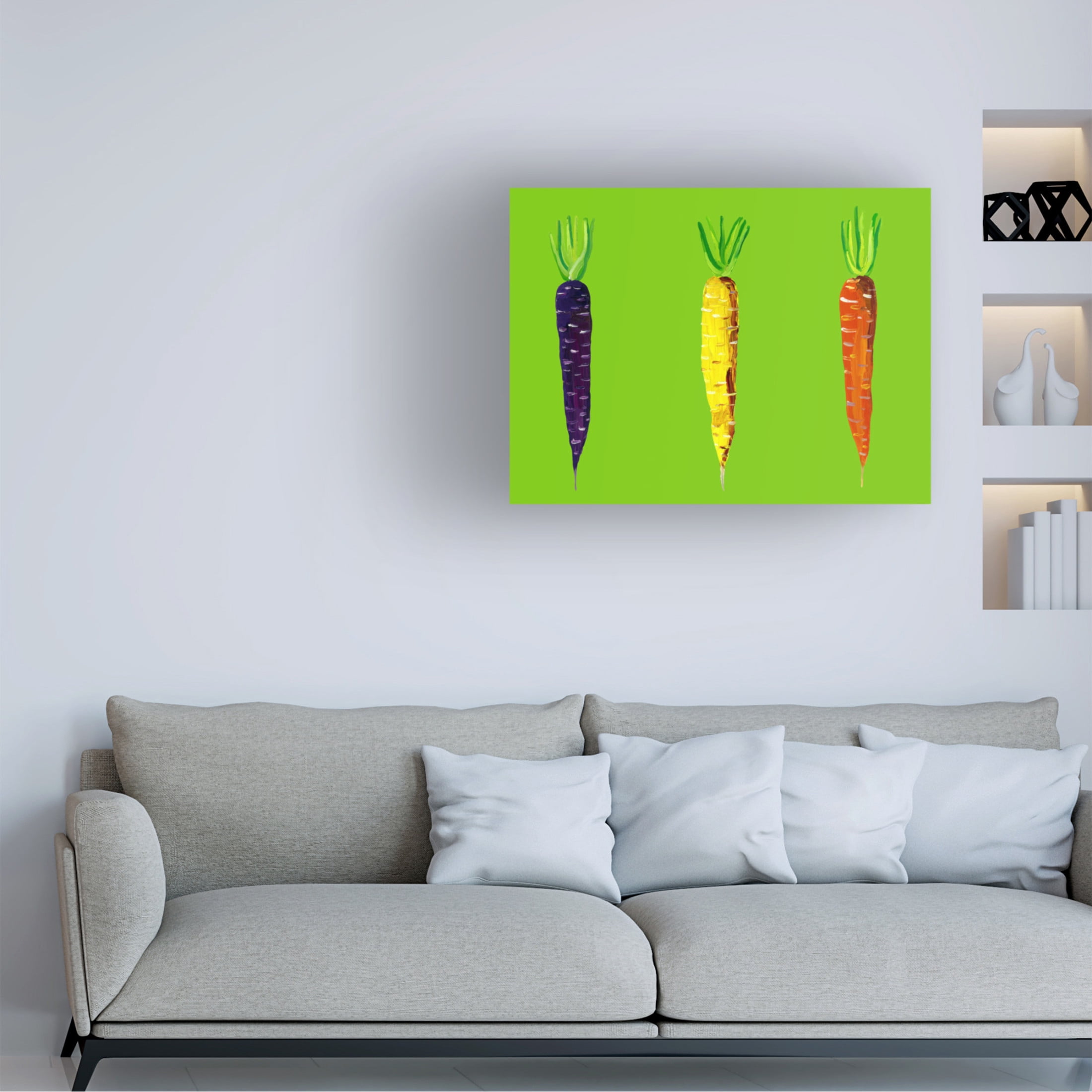 Trademark Fine Art Alice Straker Carrots Canvas Wall Art