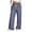 Navy, variant on CaiJunJia Womens Yoga Sweatpants Wide Leg Lounge Pajamas Pants Drawstring Workout Comfy Joggers Sweatpants Pants Pockets