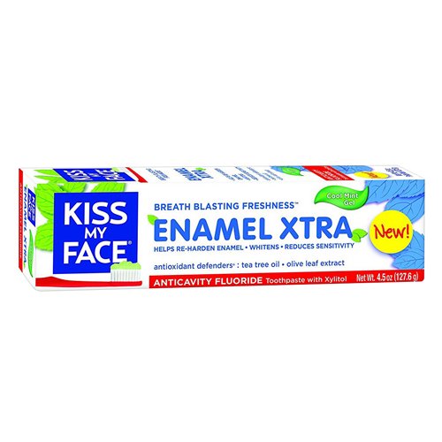 Kiss My Face Enamel Xtra Anticavity Fluoride Toothpaste With Xylitol