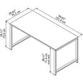 thumbnail image 5 of Bush Business Furniture 400S144SG 60 x 30 in. 400 Series Table Desk - Storm Gray, 5 of 7