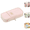 Light pink, variant on 1 Pack Cute Pencil Case,Large Capacity Aesthetic Pen Pouch, Colored Large Pencil Bag with Zipper, Kawaii Stationery Storage and Organizer, School Supplies for Teen and Adult Girls Navy