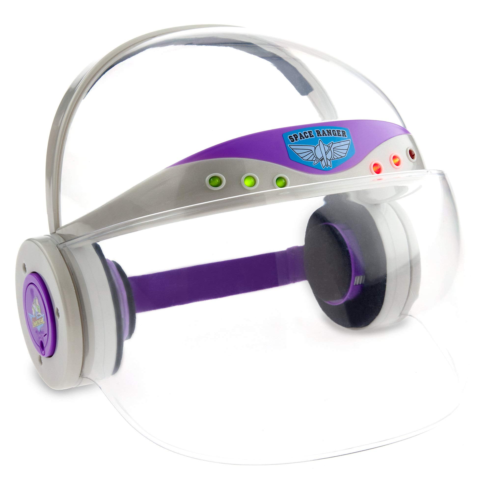 Disney Pixar Buzz Lightyear Adjustable Ligh-up Kids Toy Helmet, Green
