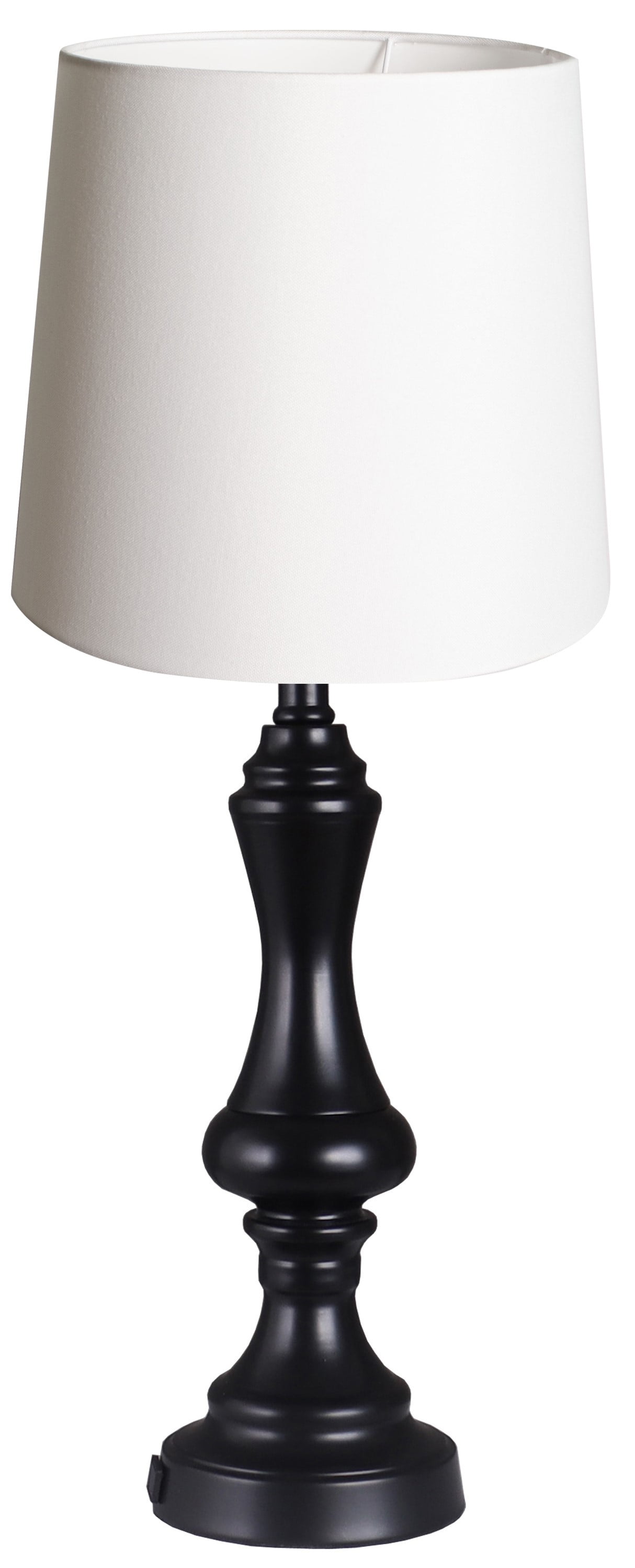 Simplee Adesso White Fabric Uno Lamp Shade, 11"H x 12"D, Transitional, Adult Office or Dorm Room Use