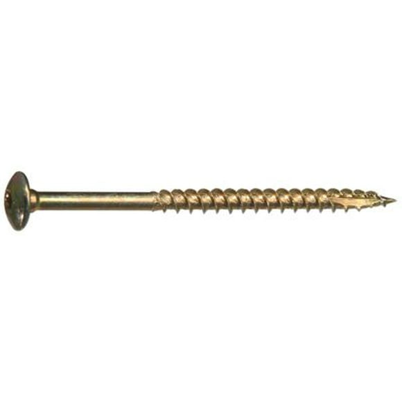 Power Pro 47878 Lag Screws, 5/16" x 5", Star Drive Construction Lag Screws, Rust Resistant, Ceramic Coated Bronze, 5lb Tub, 75 pcs