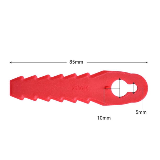 Cuchillas para cortacésped, cuchillas para cortacésped para recortadora de dientes de sierra L85 (50 uds) Ndcxsfigh Para estrenar